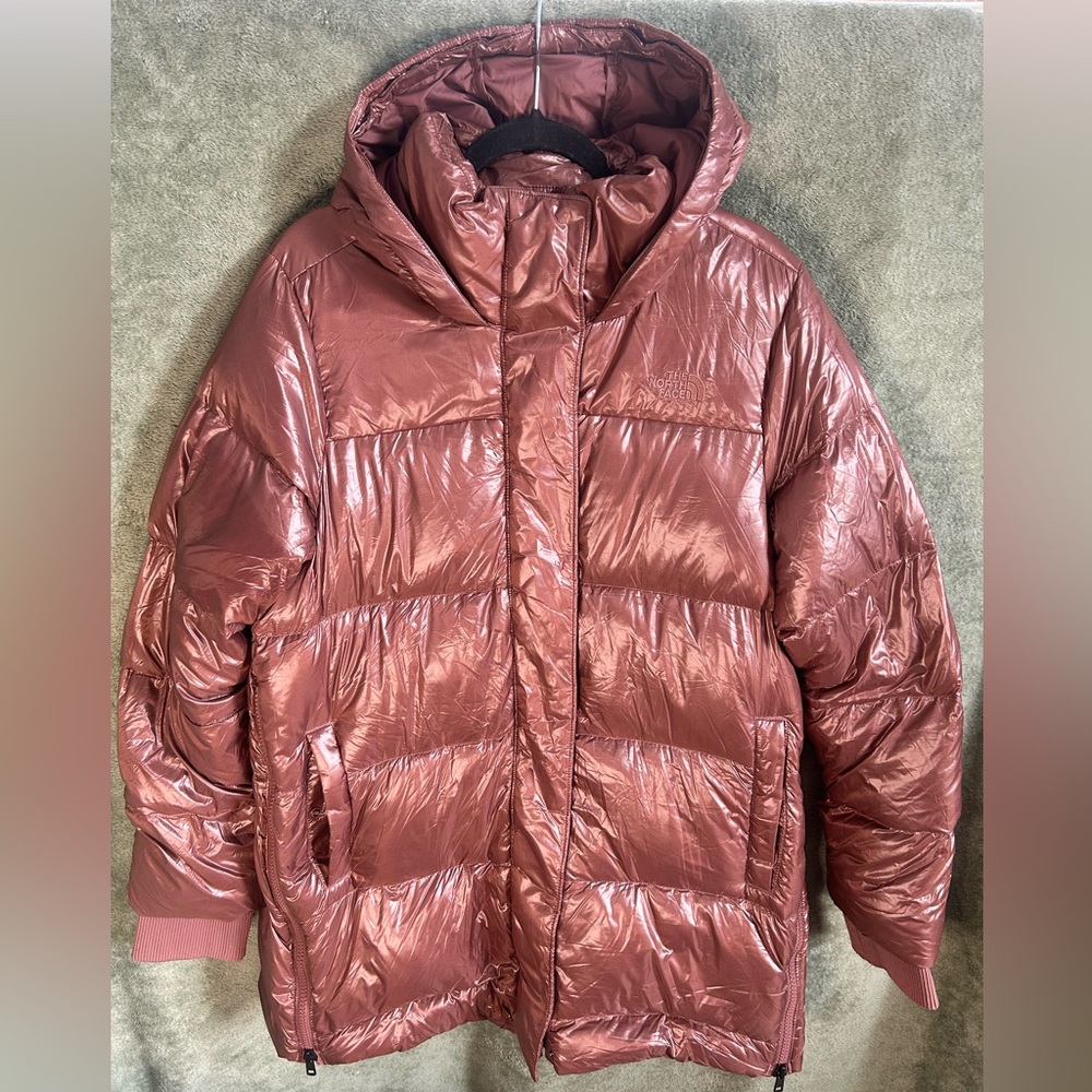 The North Face - W Torreys Long Down Parka Marron Purple